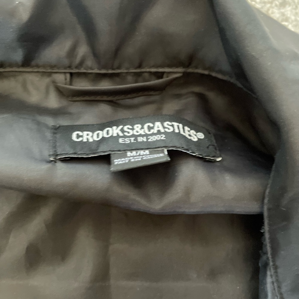 Crooks & Castles Classic Black Outerwear